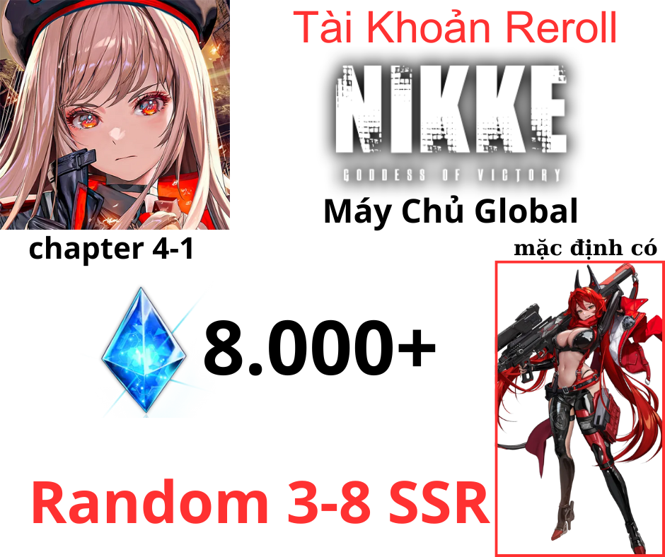 [GLB]Nikke: Goddess of Victory Red Hood + Gem